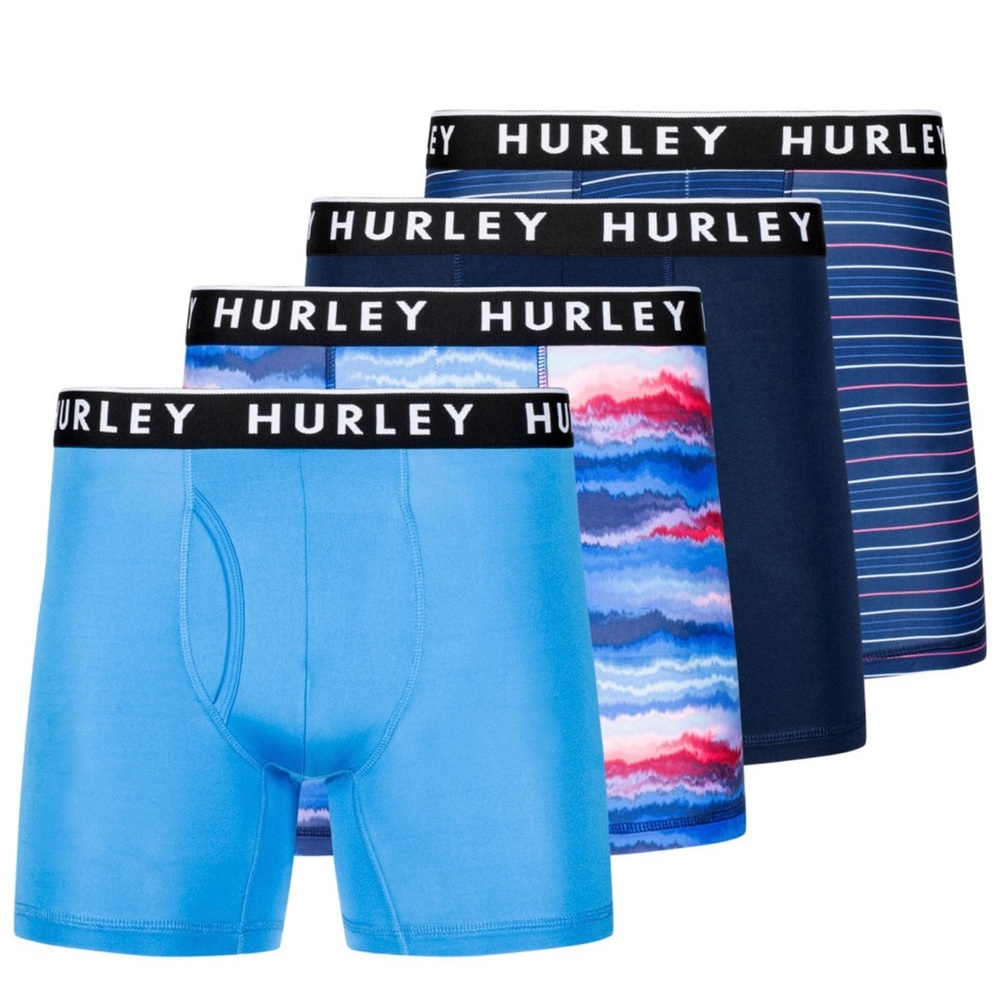 Hurley Performance Boxer Brief 4 Pieces